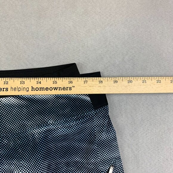 Lululemon Men Swim Trunks 36 Blue White Spotted El Current Board Shorts Lined 8" - Picture 8 of 12